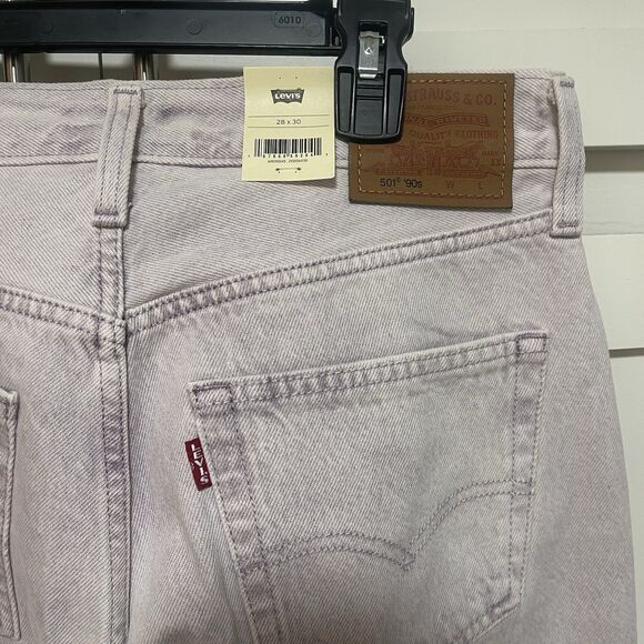 Levis 501 90’s Women’s Premium Jeans 28*30 Chroma Acid Purple NWT - Picture 10 of 12